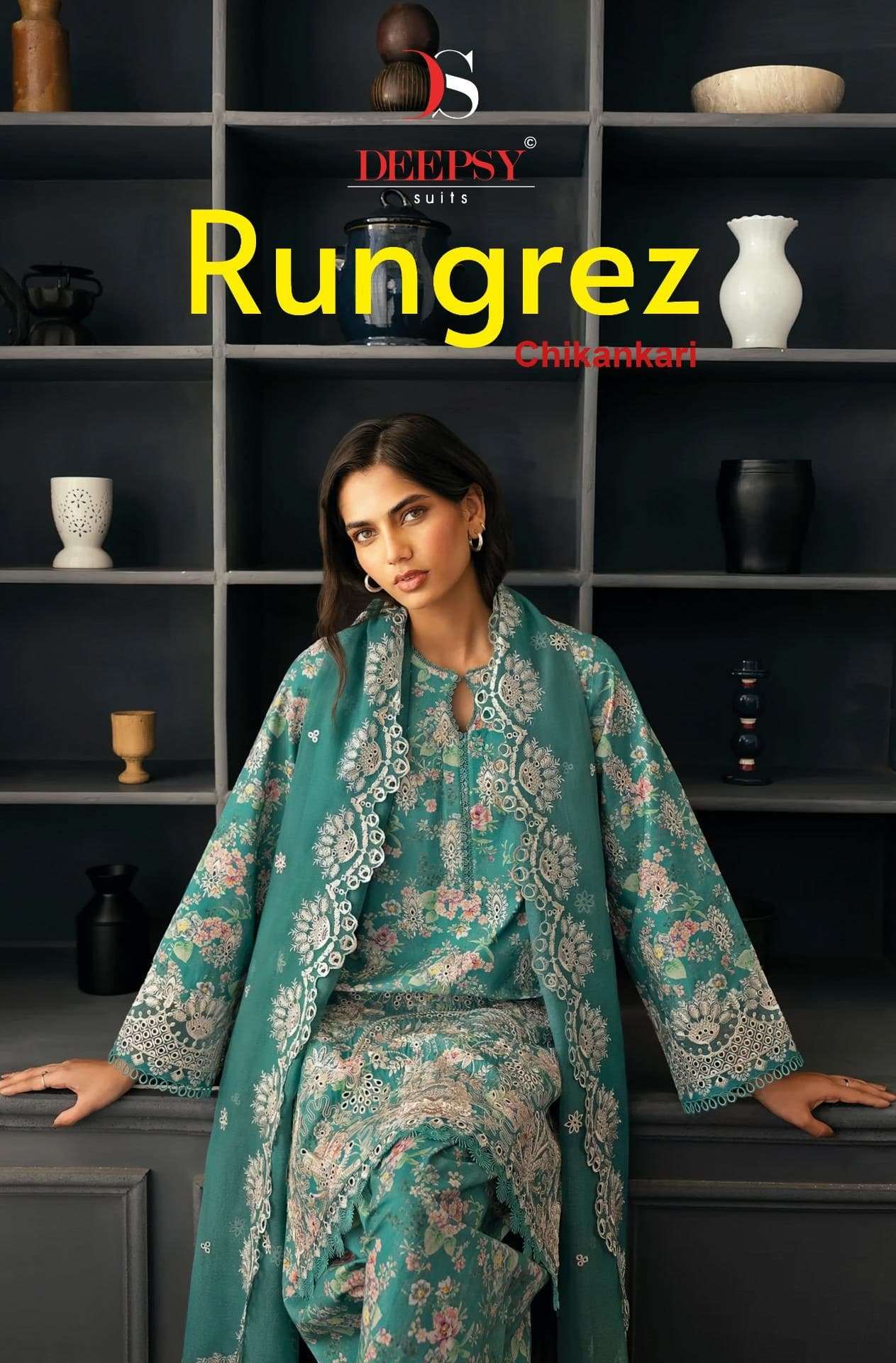 Shree Deepsy Rungrez Chikankari