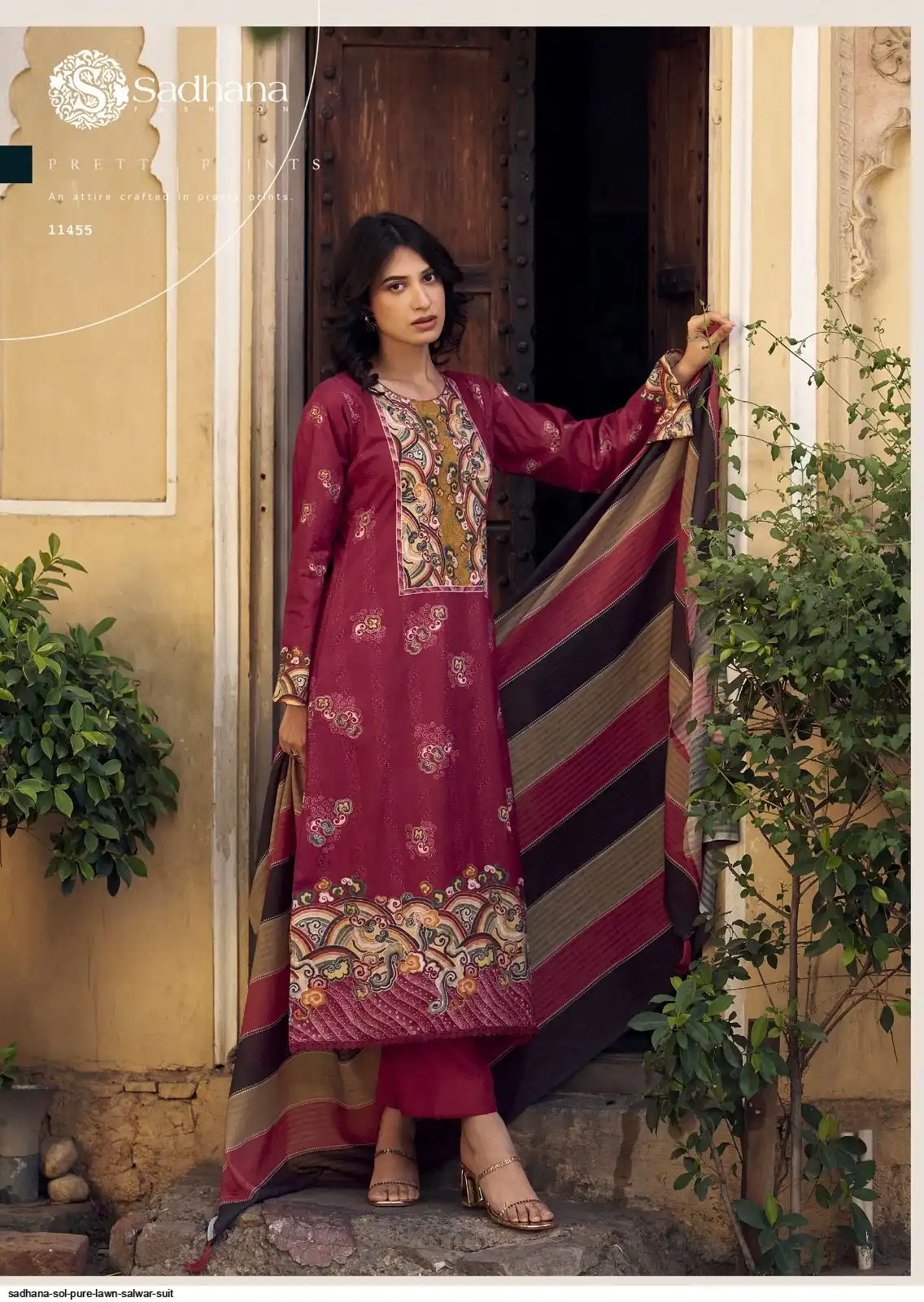 Sadhana Sol Pure Lawn vol 11