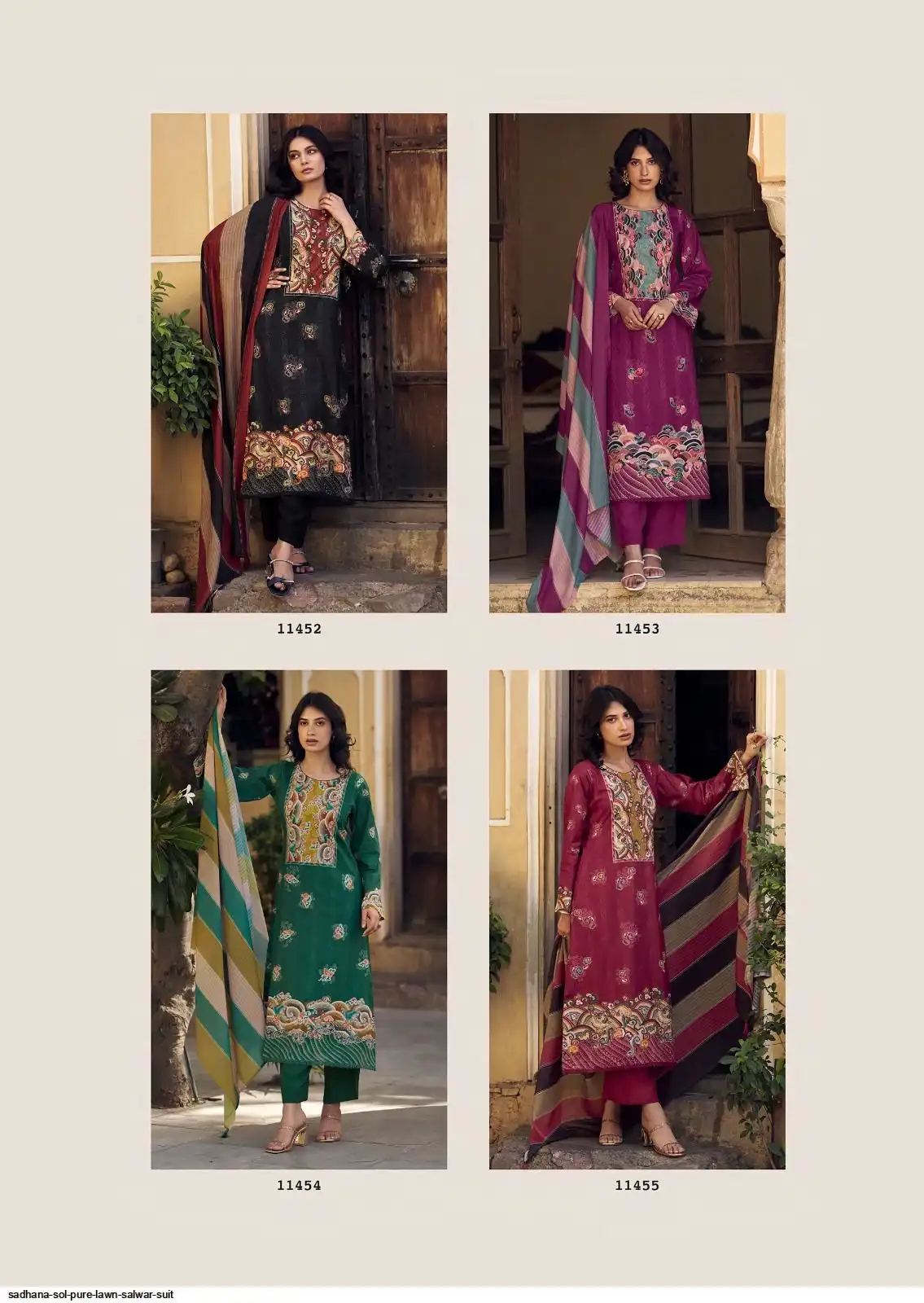 Sadhana Sol Pure Lawn vol 11